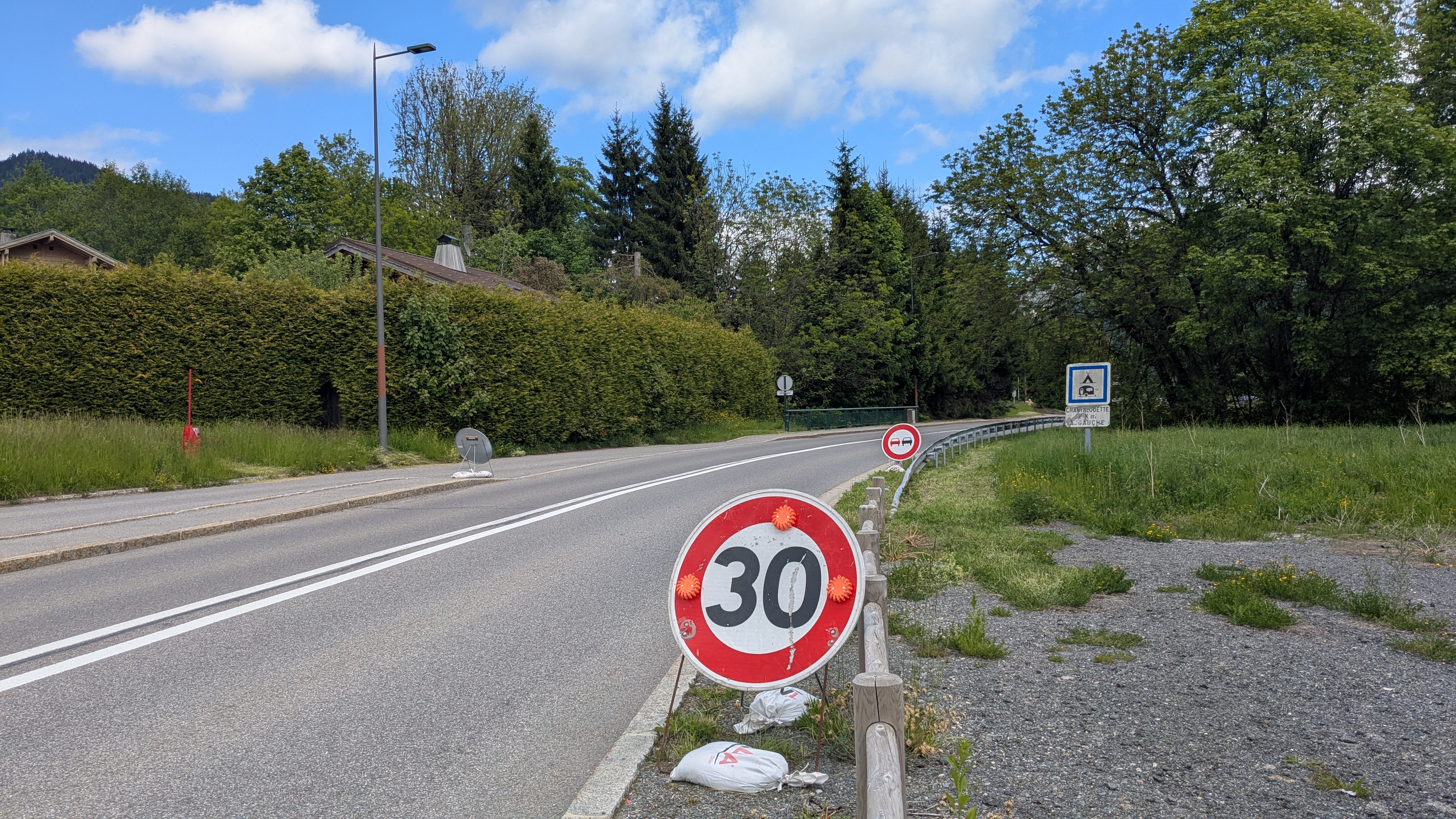 Zone 30 débutant à La Choco et se terminant un peu après la route de la Gliat - Marie-Anaïs Lien
