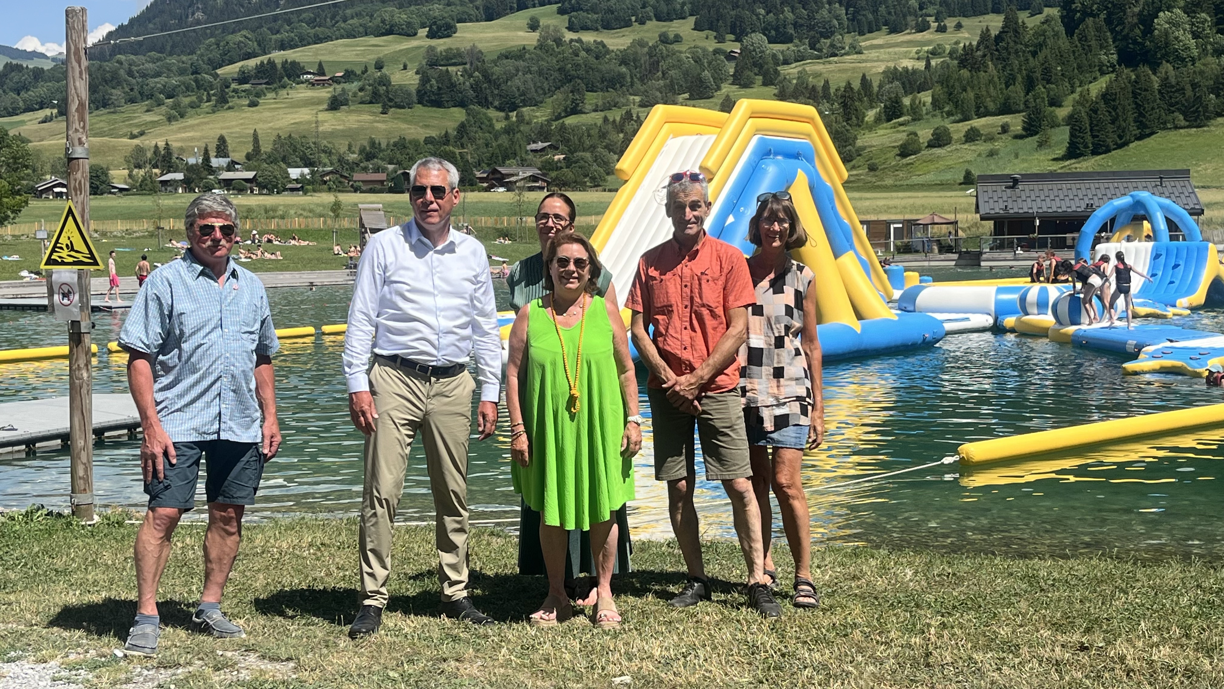 Visite officielle de Philippe Meunier, vice-président de la Région Auvergne-Rhône-Alpes, à Praz-sur-Arly - Séverine Fontanges