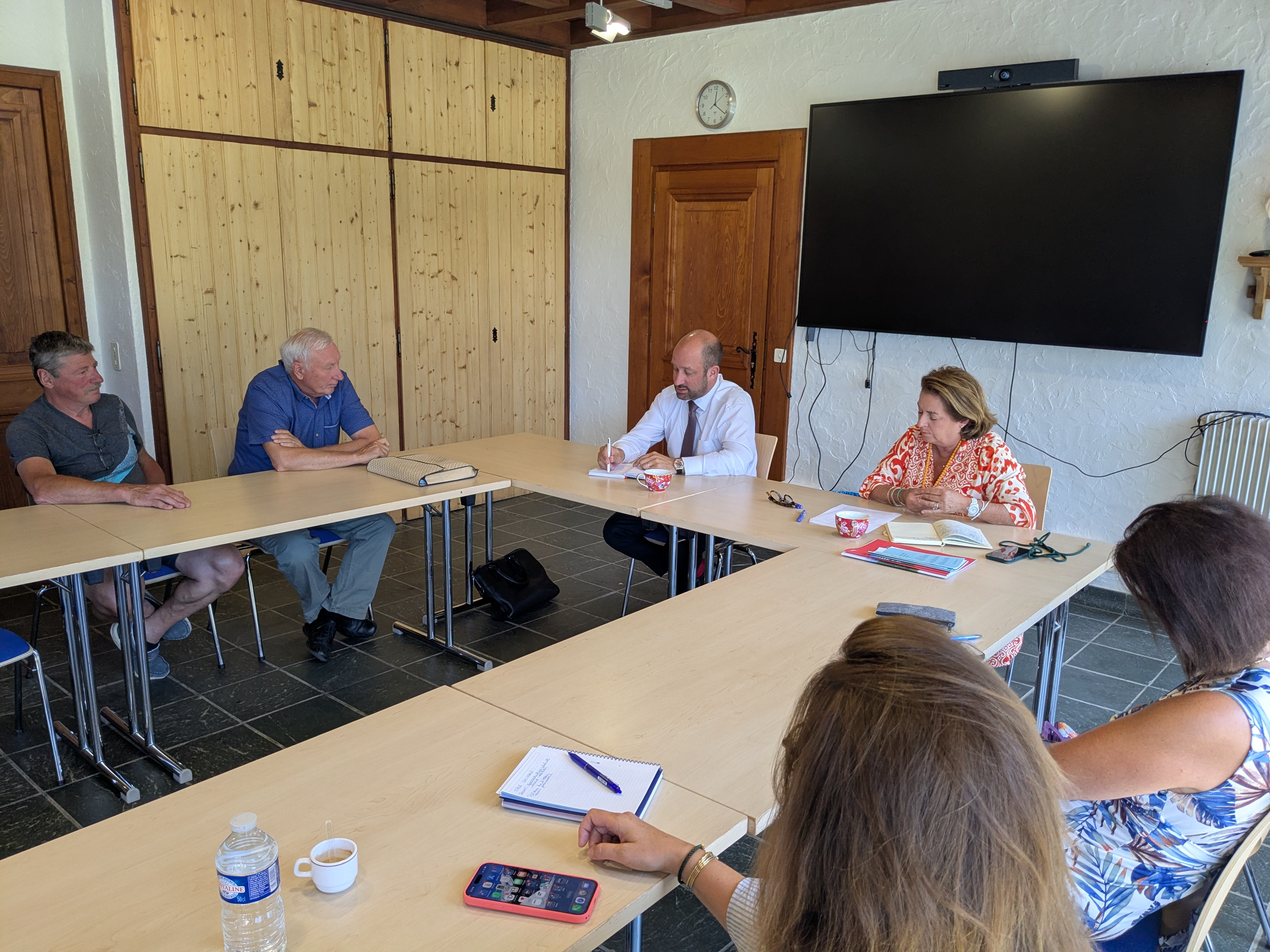 Visite du sénateur de la Haute-Savoie Loïc Hervé le 06/07/2026- Marie-Anaïs Lien