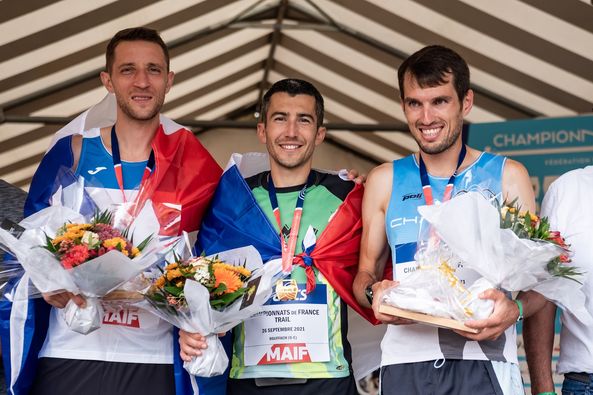 Arnaud Bonin avec la médaille