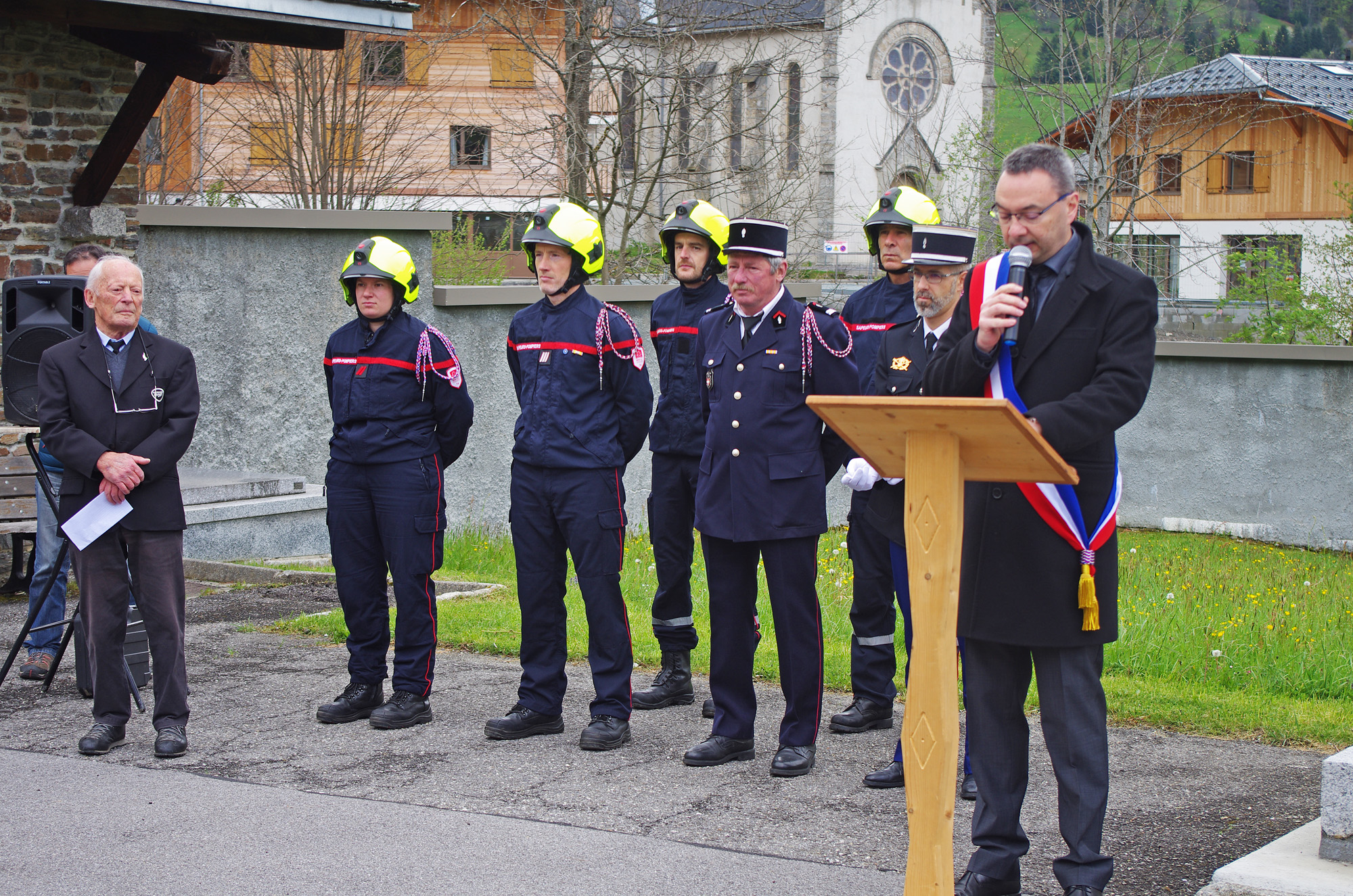 Cérémonie 8 mai 2024 Praz-sur-Arly discours maire