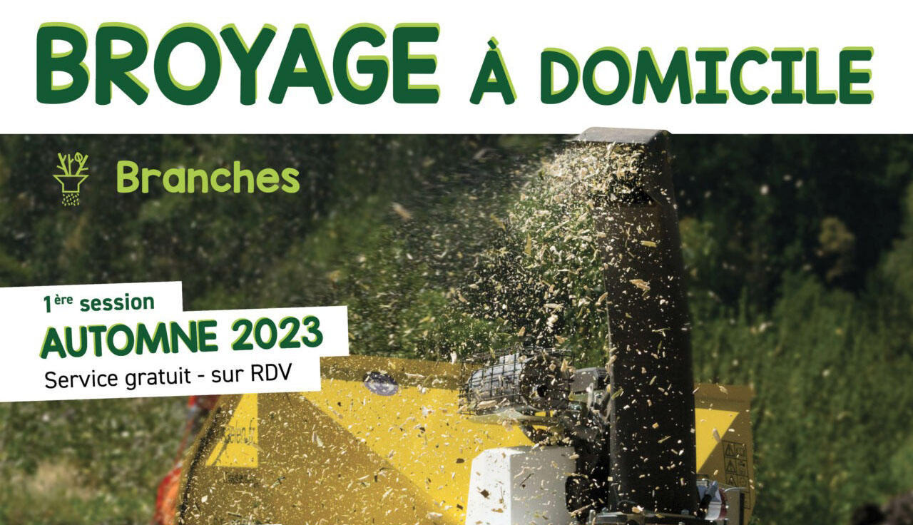 Service de broyage gratuit à domicile - SITOM des Vallées du Mont-Blanc