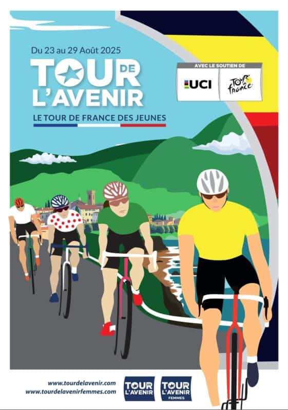 Affiche du Tour de l'Avenir Hommes 2025