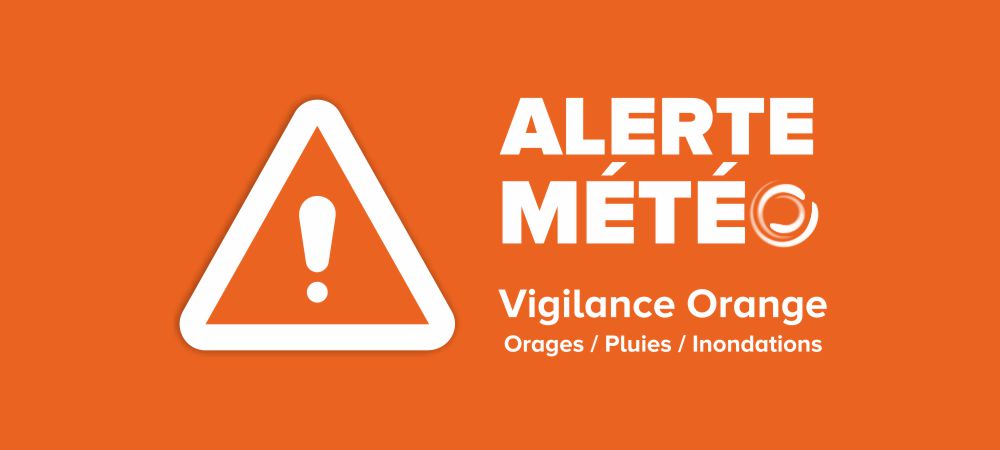 Vigilance orange : alerte météo - orages / pluies / inondations