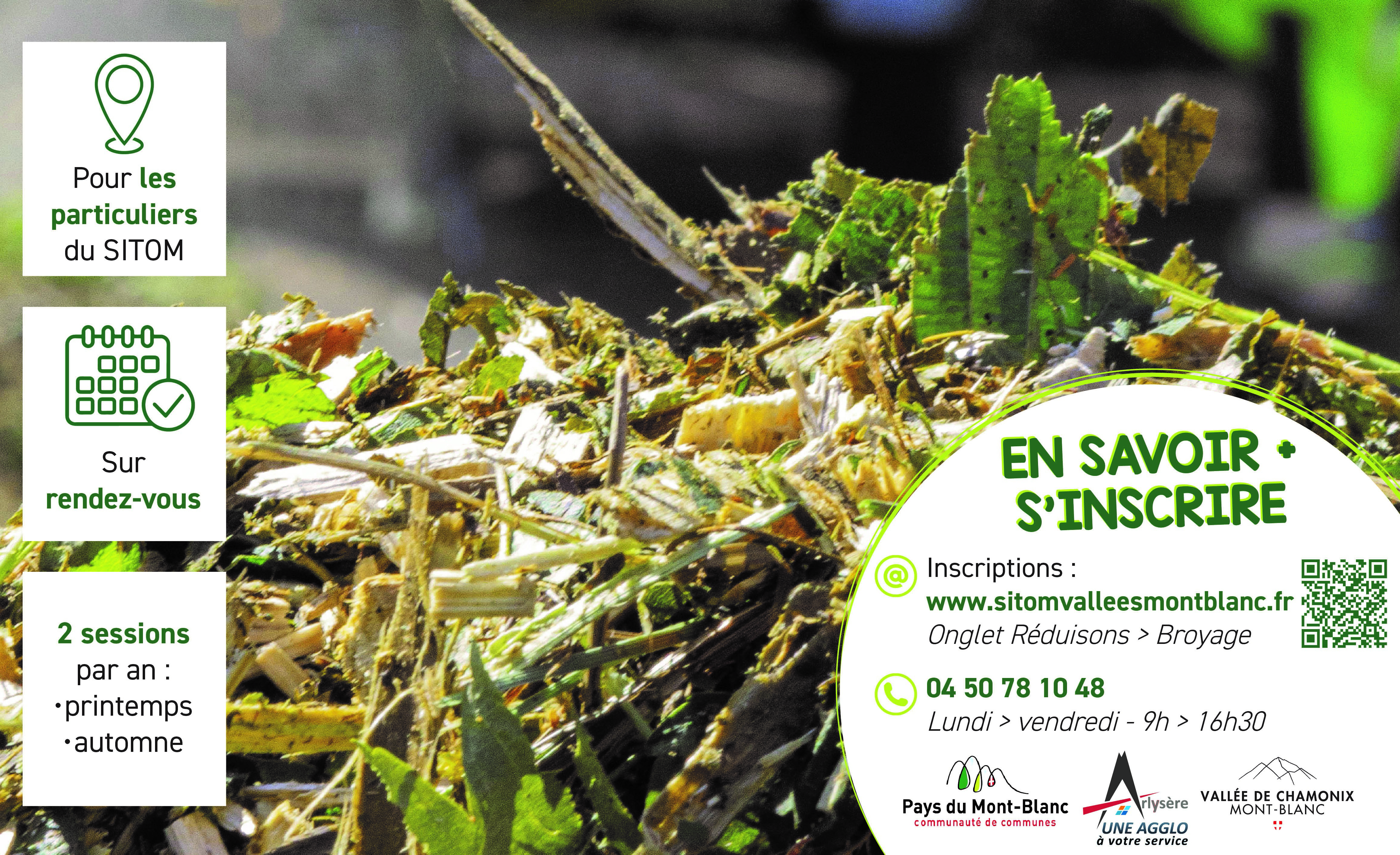 Bandeau rogné "Broyage à domicile" 2026 - Sitom des Vallées du Mont-Blanc