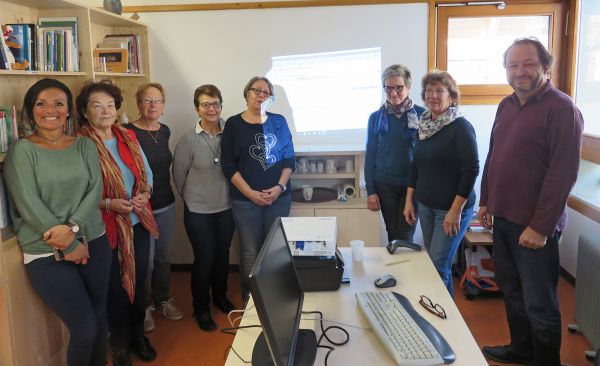 Personnes formées au logiciel permettant la gestion des livres, en octobre 2017