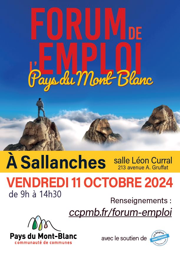 Forum de l'emploi d'octobre 2024 : 5e édition - CCPMB