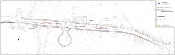 Plan du carrefour au Jorrat