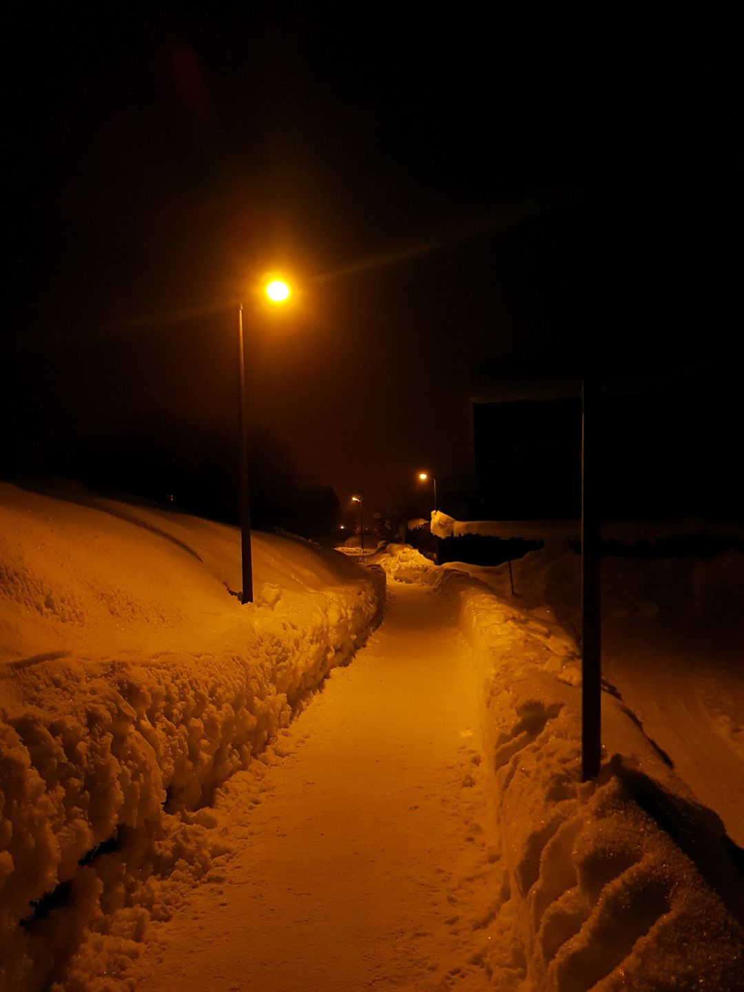 Eclairage du chemin de la Gelinotte
