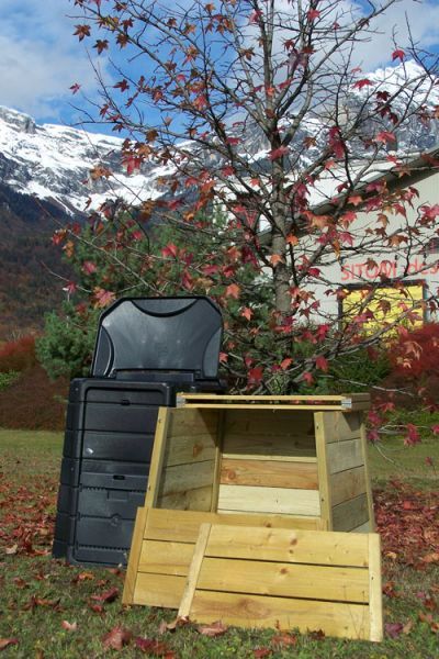 Composteur en bois ou en plastique ?
