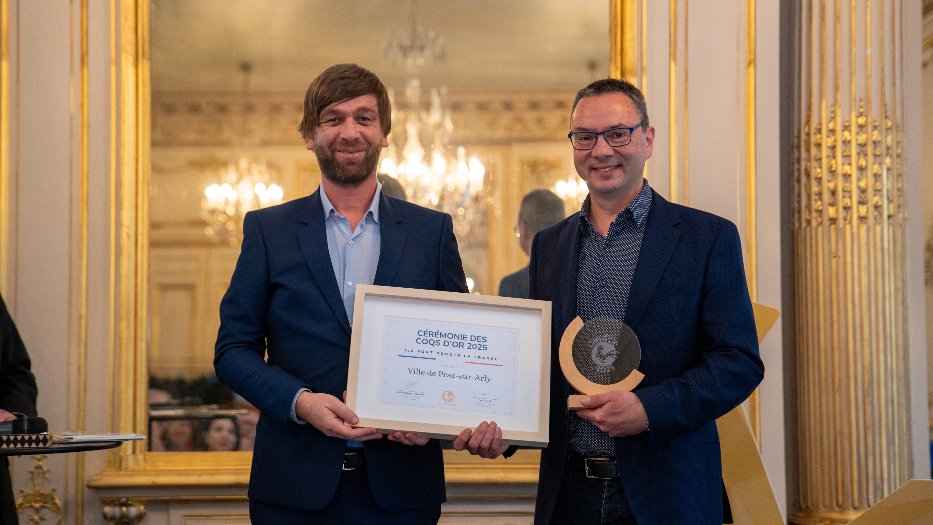 Yann Jaccaz reçoit un Coq d Or