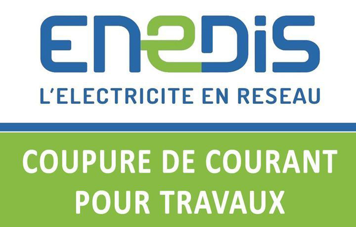 Coupure de courant pour travaux - Enedis