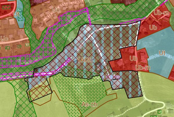 Enquête publique sur mise en compatibilité du PLU : extension de la zone AUt des Varins
