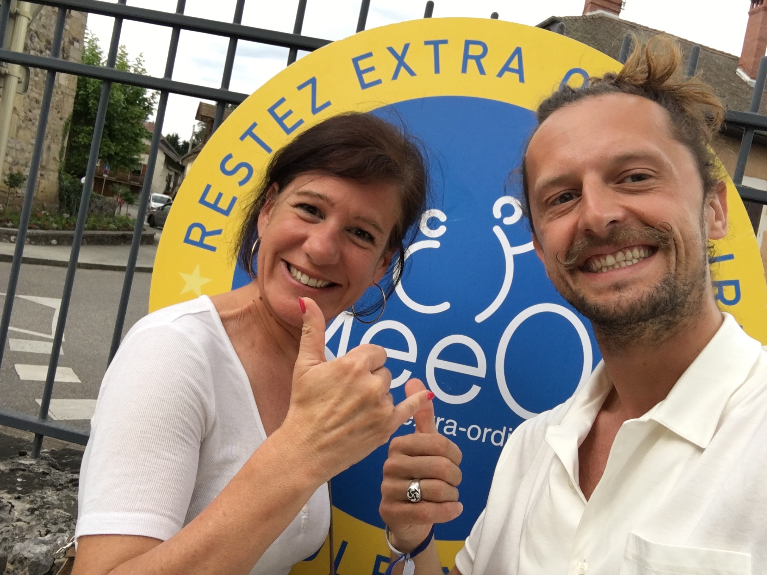 Association Ice &amp; Fire dont voici ici ses membres Félicie Petit et Antonin Chiberches