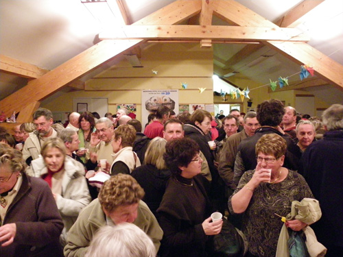 Foule à l'occasion des vœux du 29 janvier 2010