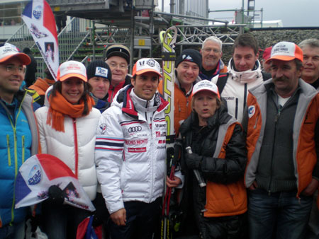 Fête du retour du champion du monde par équipe, Thomas Fanara, le 22 février 2011