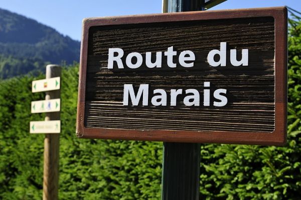 La route du Marais avant son élargissement prévu fin septembre 2010 - Gaël Joncour