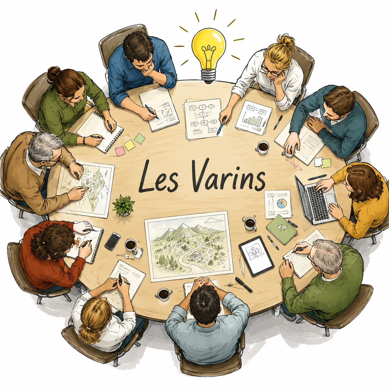 Illustration du projet des Varins - concertation