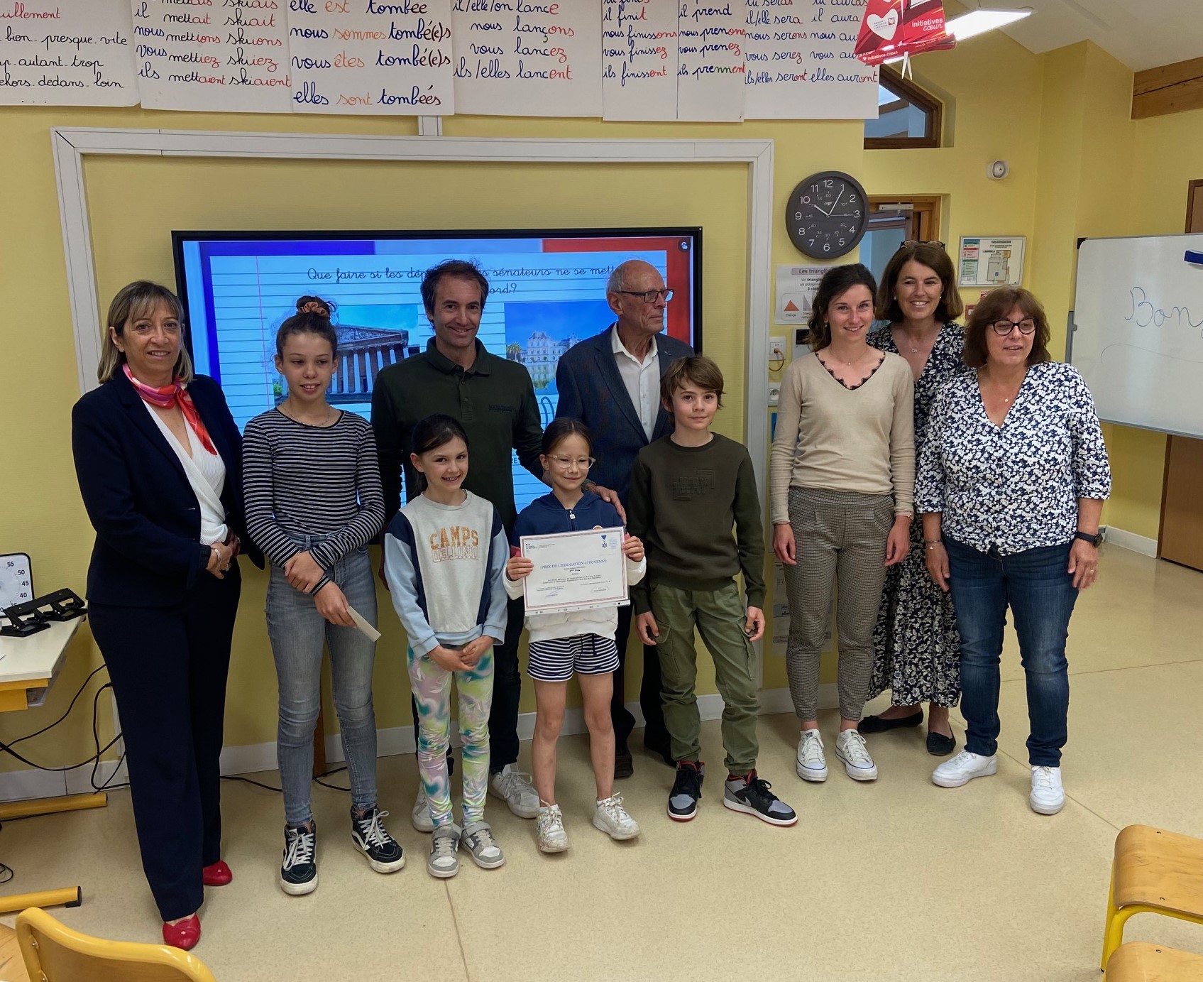 Diplôme de l’éducation citoyenne remis aux élèves des écoles primaire de Cordon et élémentaire de Praz-sur-Arly le 2 juillet 2024