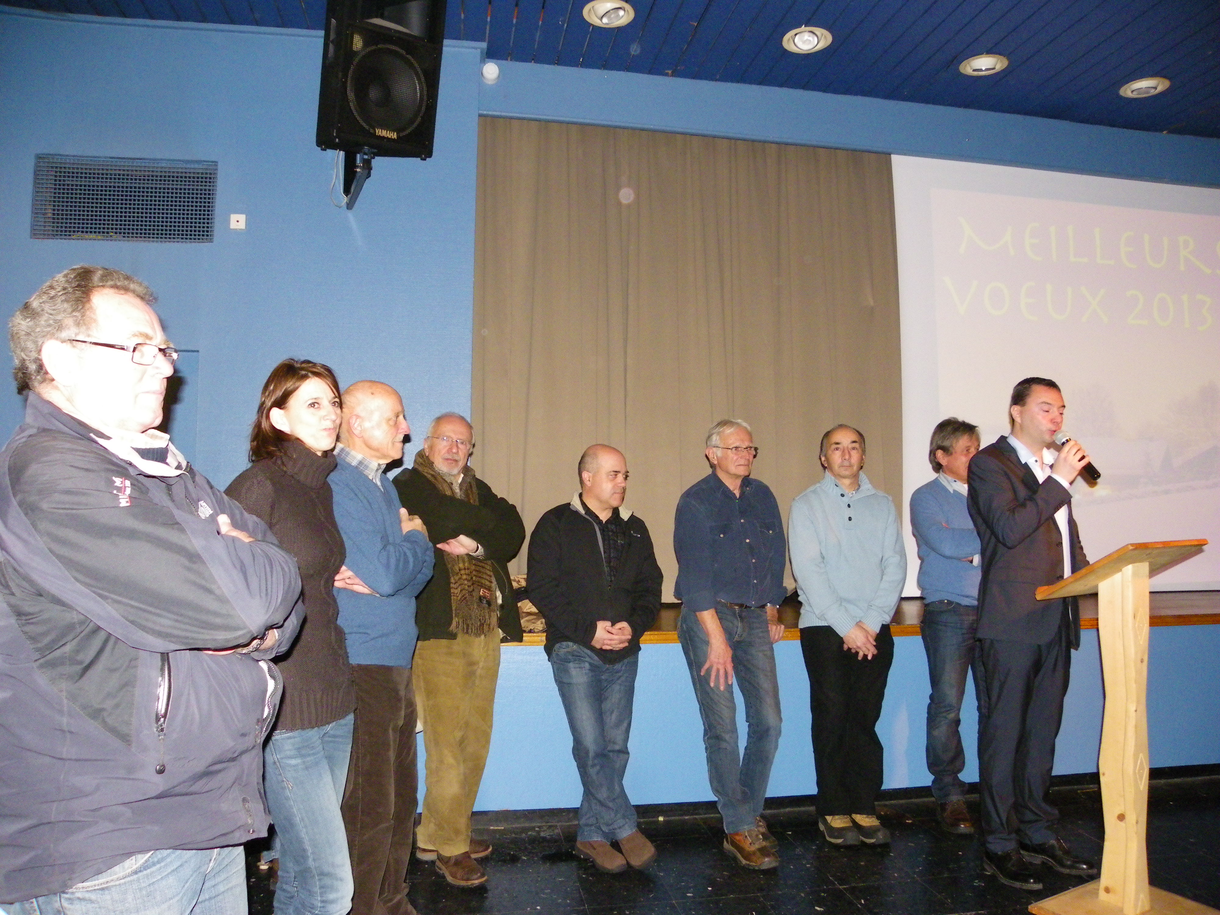 Cérémonie des vœux du maire au Belambra le 16 janvier 2024 - Sylvie Bessy ou Bernard Demonchy