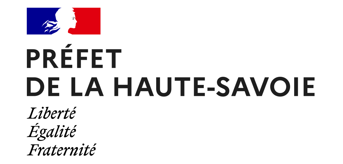 Logo du Préfet de la Haute-Savoie - format paysage