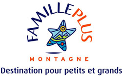 Logo du label Famille Plus Montagne Destiantion pour petits et grands