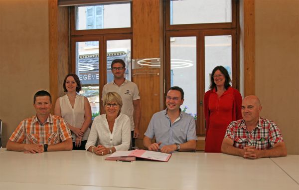 Signature d'une convention en lien avec l’approvisionnement en eau potable