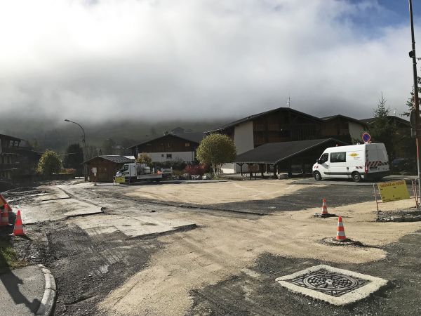 Chantier de Meuret en octobre 2018