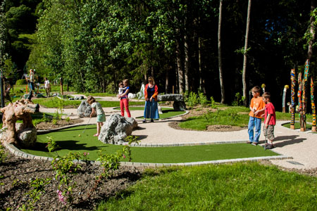Minigolf communal, à caractère paysager et singulier