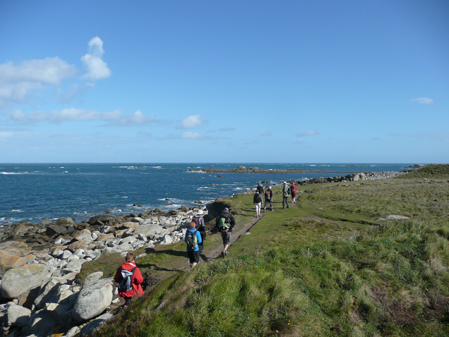 Jumelage Praz/Roscoff : une 12aine de membres de Praz montagne à Roscoff en septembre 2012