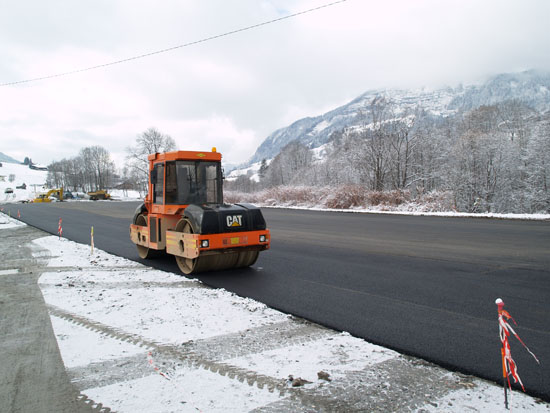 Aménagement du parking des Varins, le 24 novembre 2010