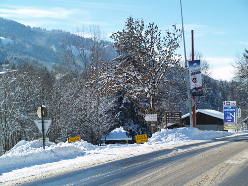 Nouvelle route de l'Arly ouverte le 17 décembre 2010