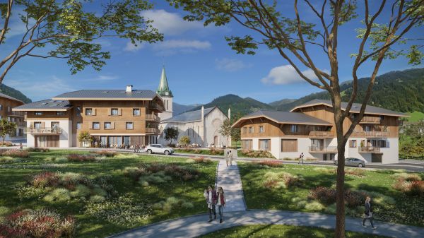 Centre-village piétonnier de Praz : les Chalets Saint-Victor - Atelier des Vergers Architectes