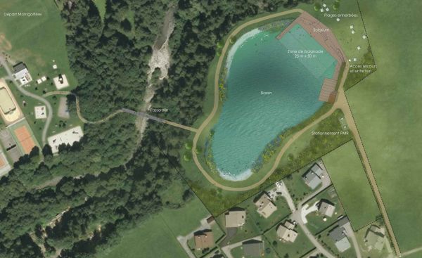 Projet du plan d'eau de Praz sur Arly