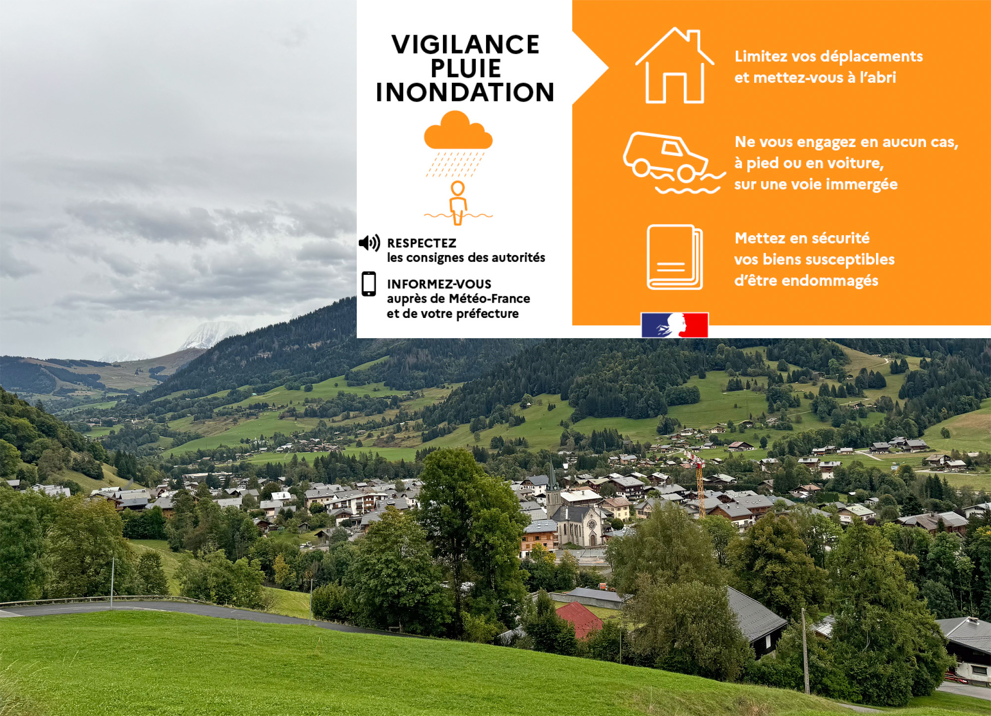 Alerte orange pluie inondation 25 septembre 2024