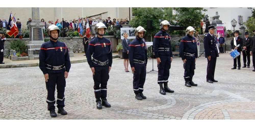 Remise de galons chez les pompiers