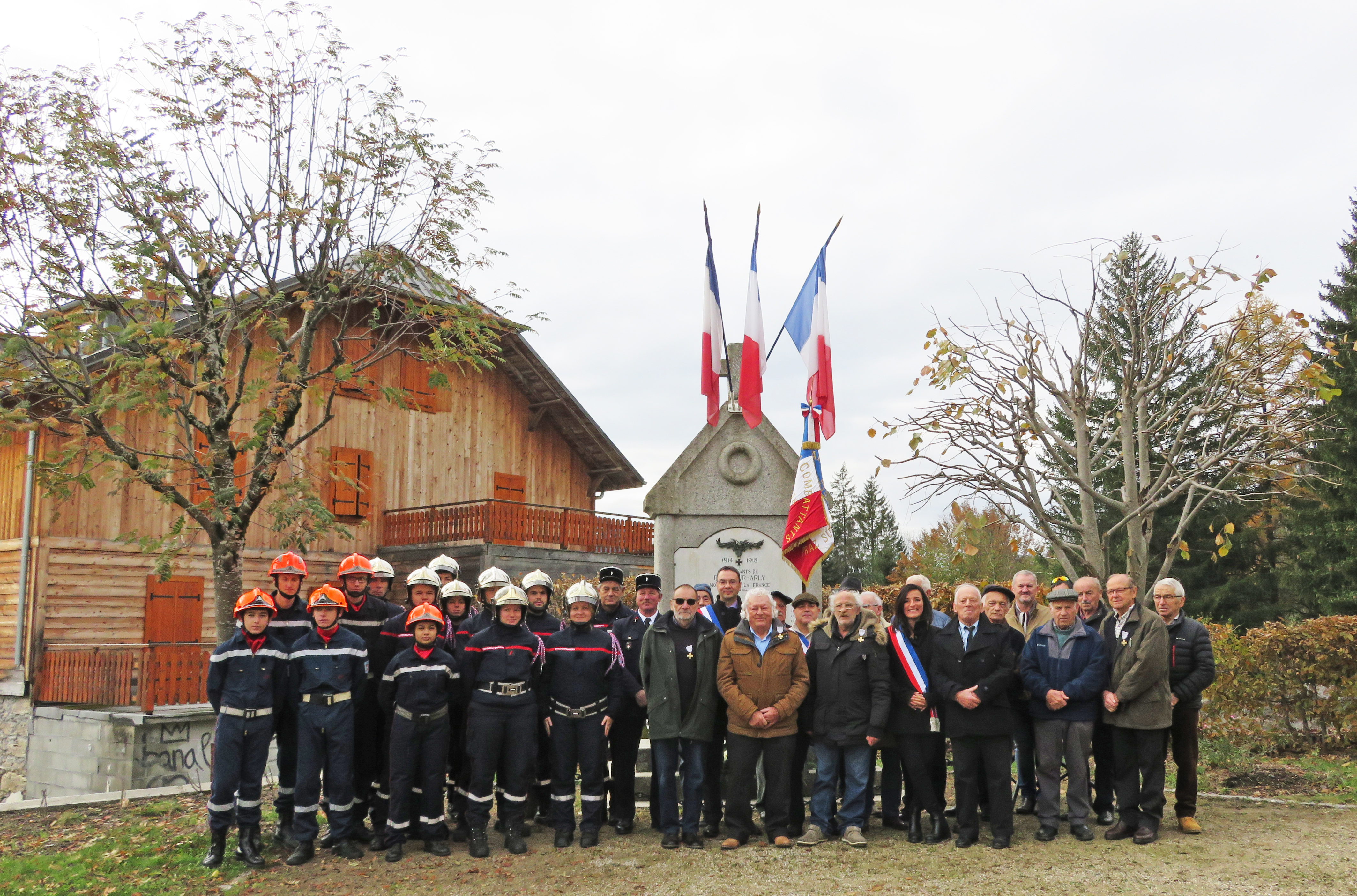 Cérémonie du 11 novembre 2019 à Praz-sur-Arly