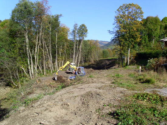 Lancement de la création de la route de l'Arly