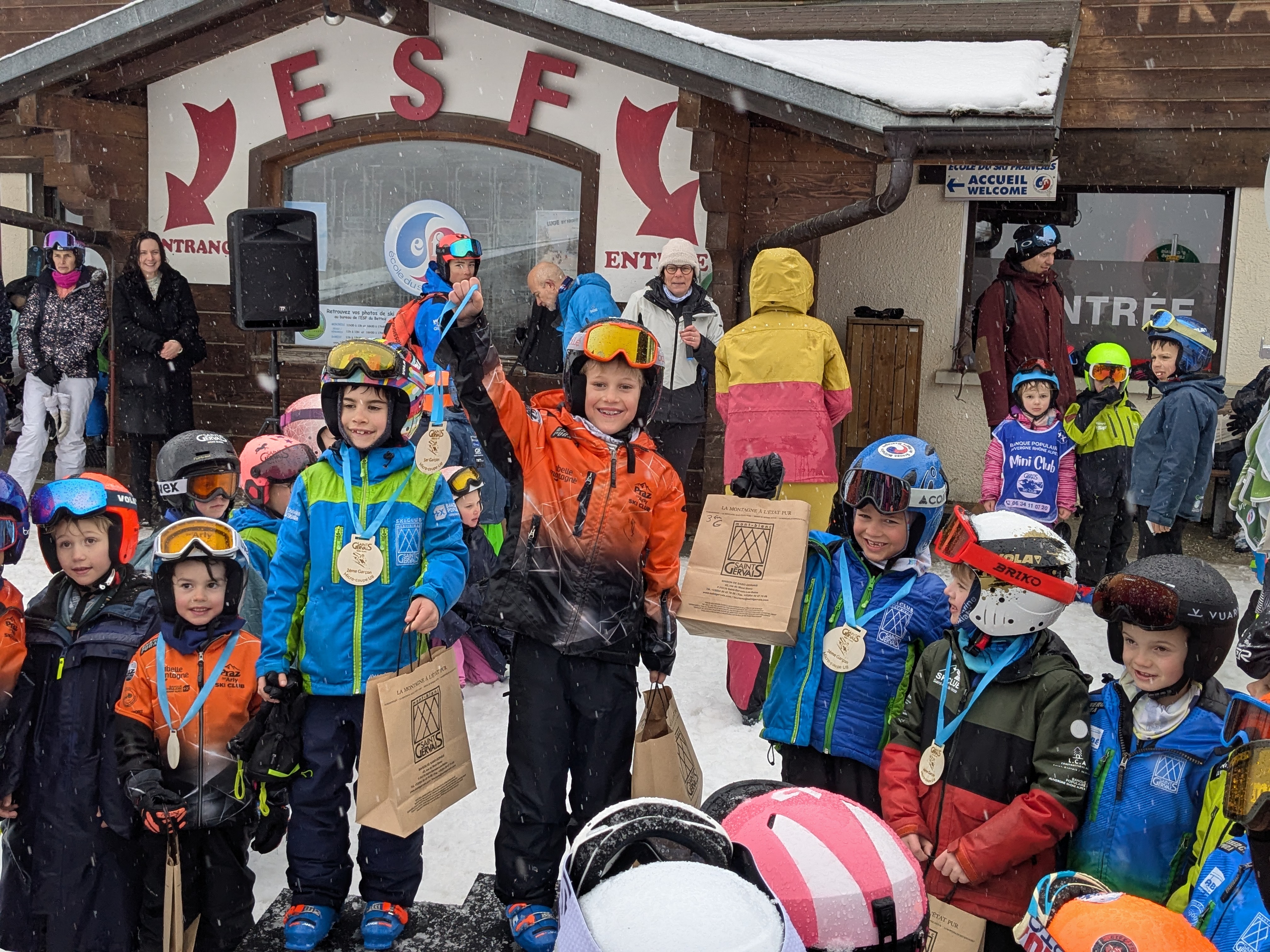 Tim Knur à la 1re place de la micro-coupe organisée à Saint-Gervais le 11 février 2026 - Marie-Anaïs Lien