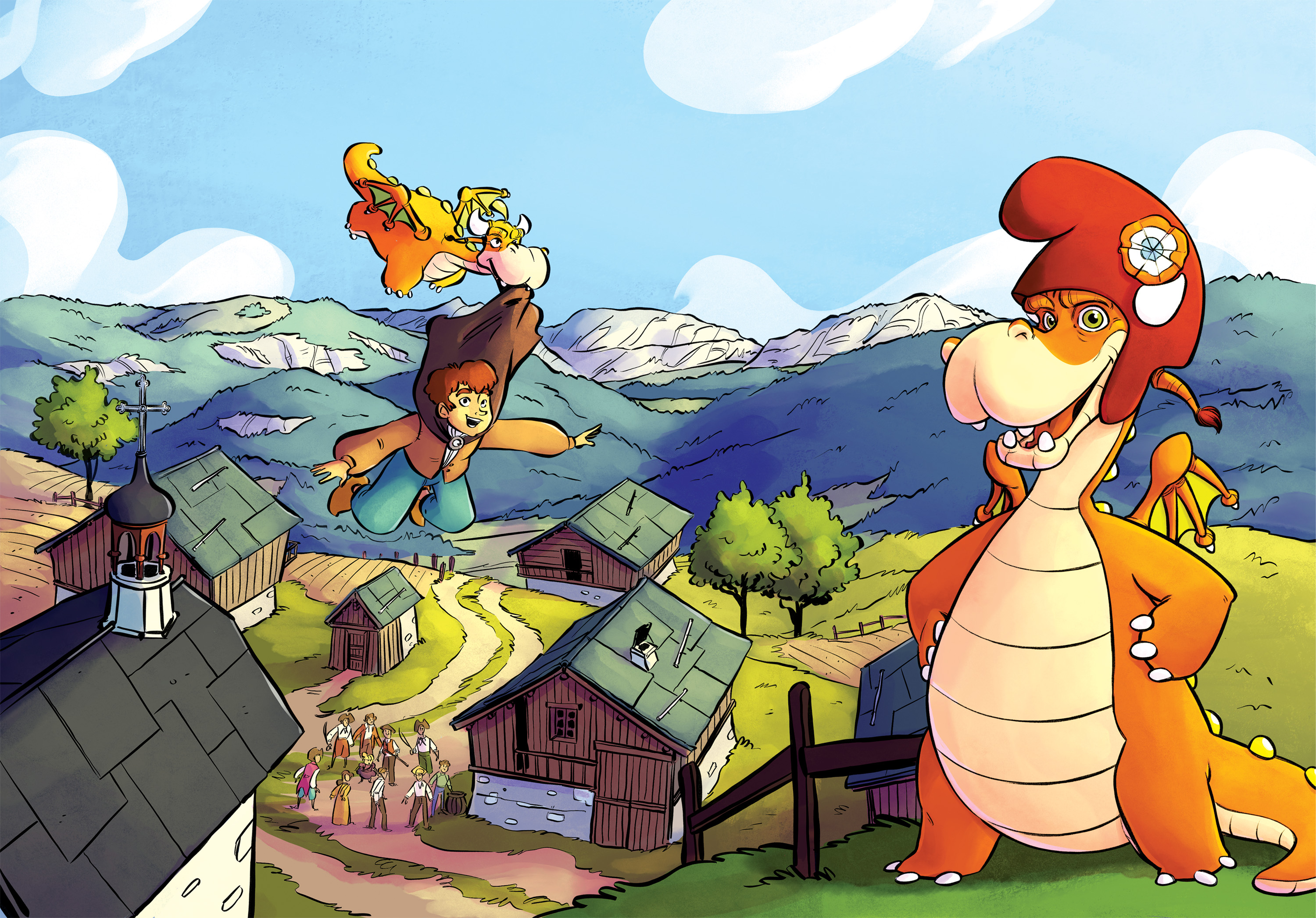 Le nouveau sentier ludique animé par une BD.