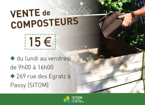 Vente de composteurs