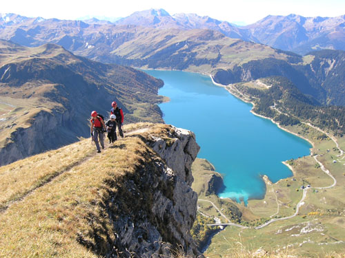 Via ferrata du Roc du Vent à Arêches-Beaufort