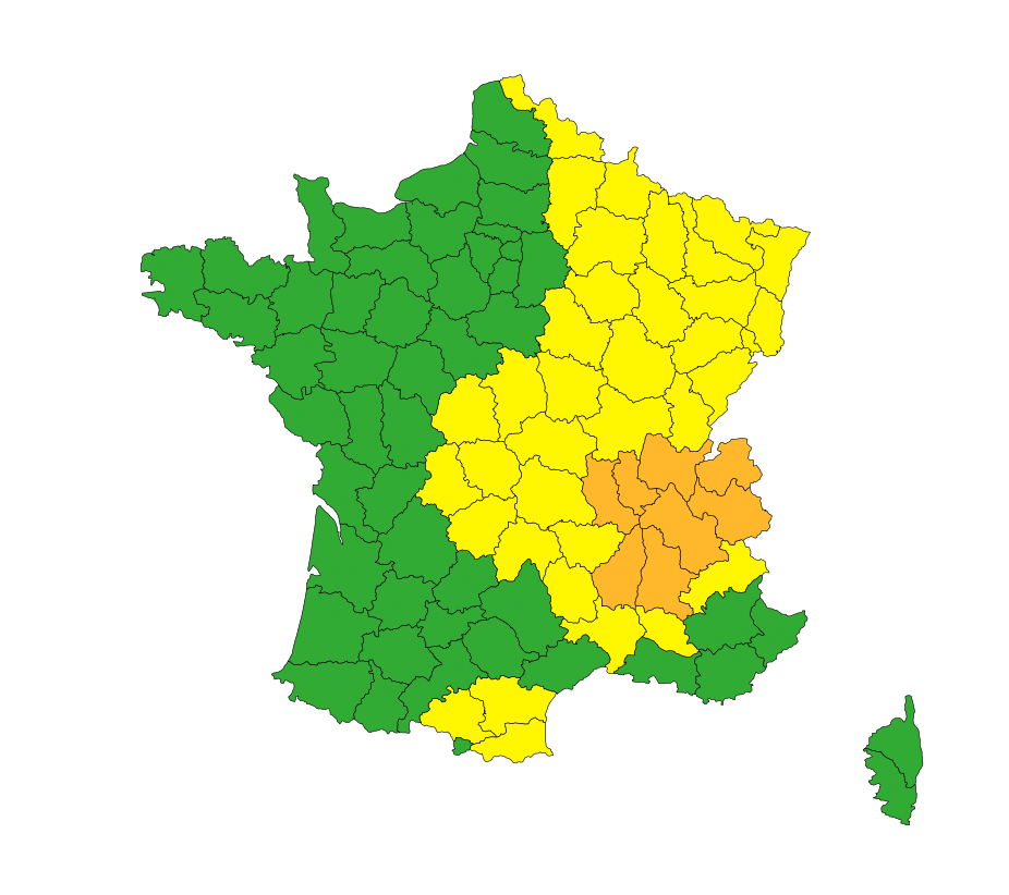 Alerte orages 29 juillet 2023
