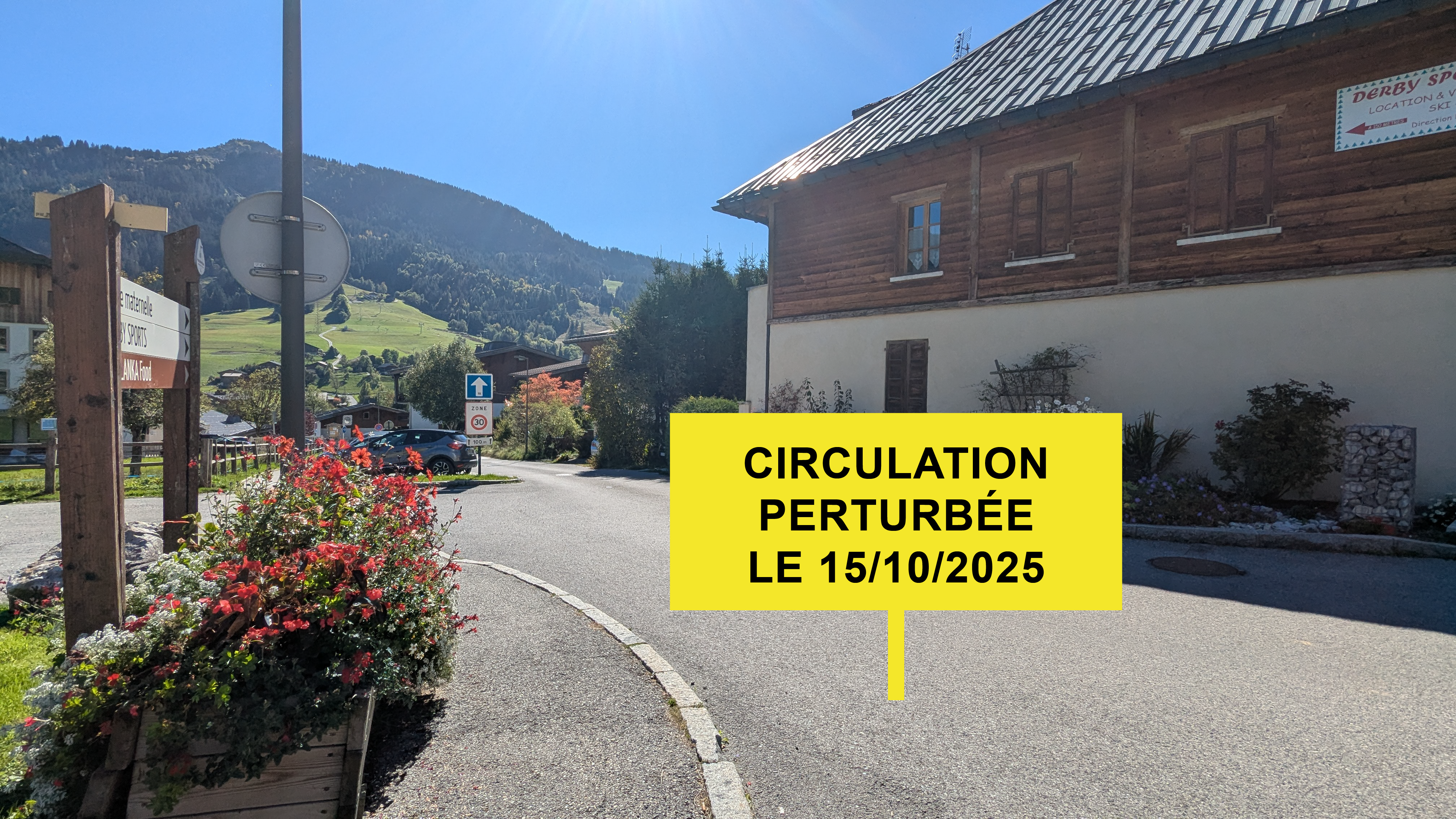 Route des Varins coupée le 15/10/2025 - Marie-Anaïs Lien