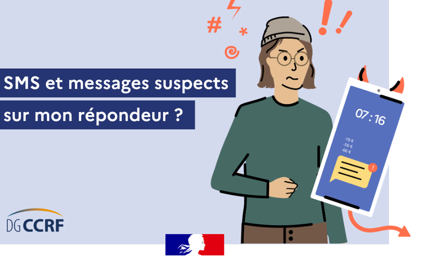 Campagne de mise en garde contre les arnaques/les pièges aux numéros surtaxés et Internet+
