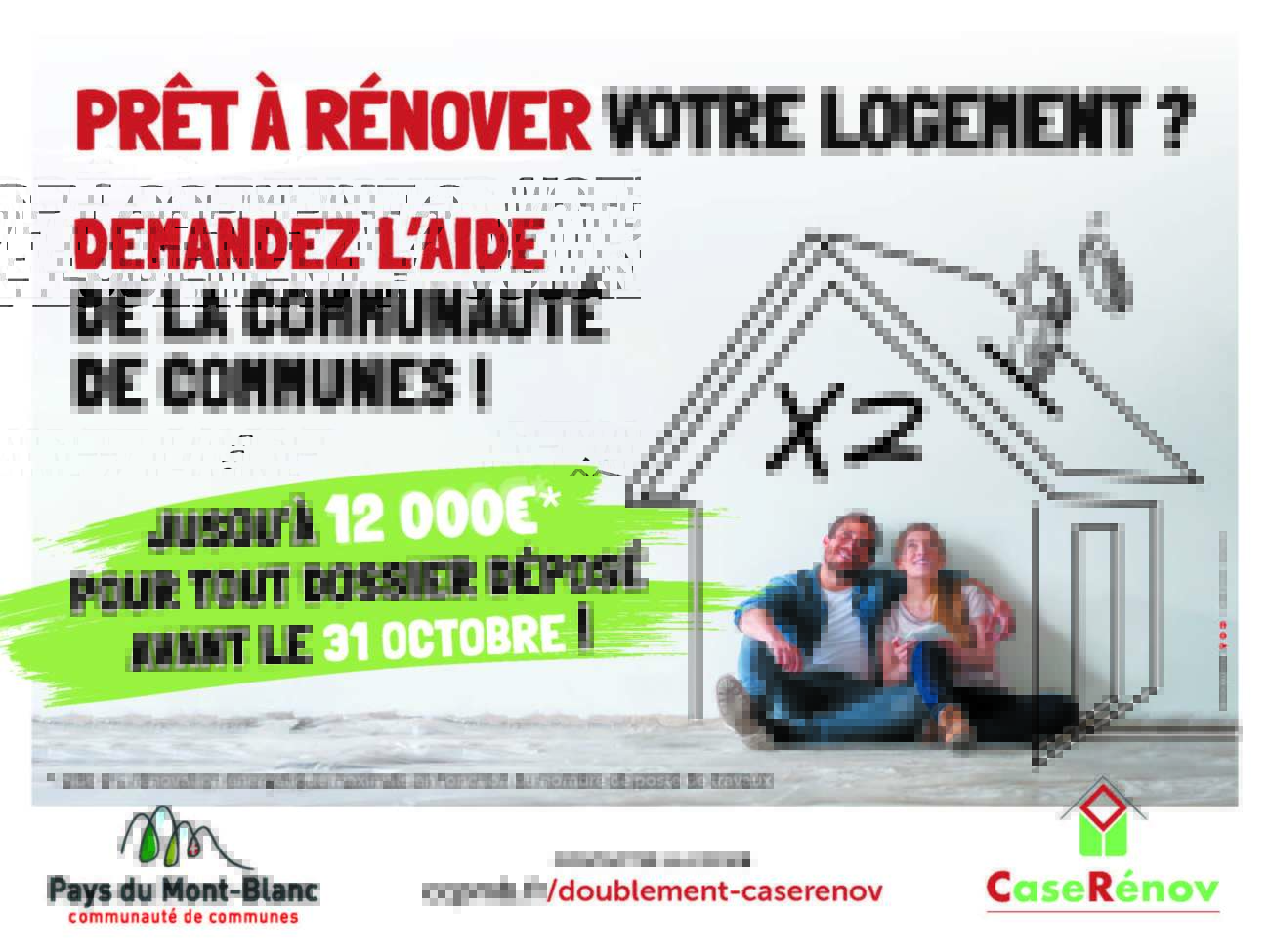 Doublement de l'aide CaseRénov de la CCPMB - CCPMB