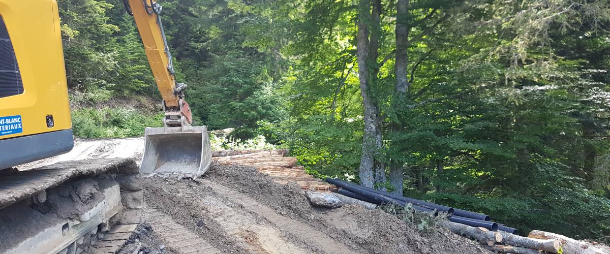 Route du plan de l'Aar : travaux contre effondrements