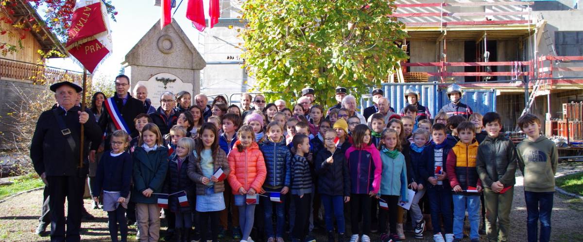 Cérémonie du 11 novembre 2022 à Praz-sur-Arly - Sylvie Bessy