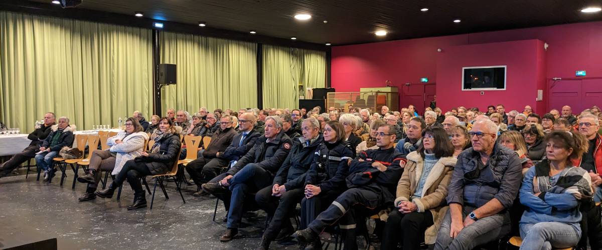 Vœux du maire de Praz-sur-Arly à la salle des fêtes du Belambra, le 19 janvier 2023 - Marie-Anaïs Lien