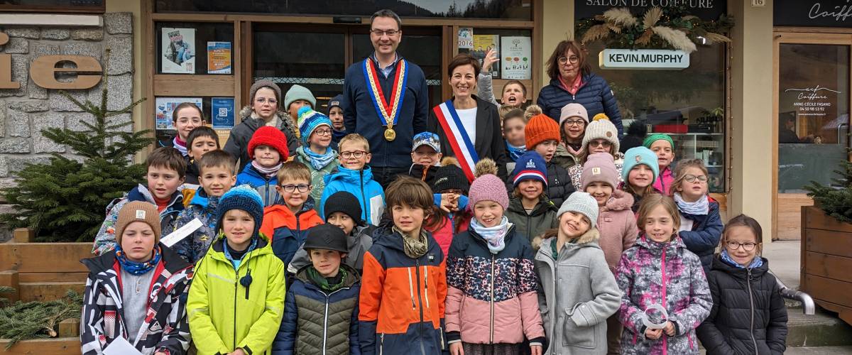 Visite du maire de Praz, Yann Jaccaz, le mardi 7 mars 2023 - Marie-Anaïs Lien